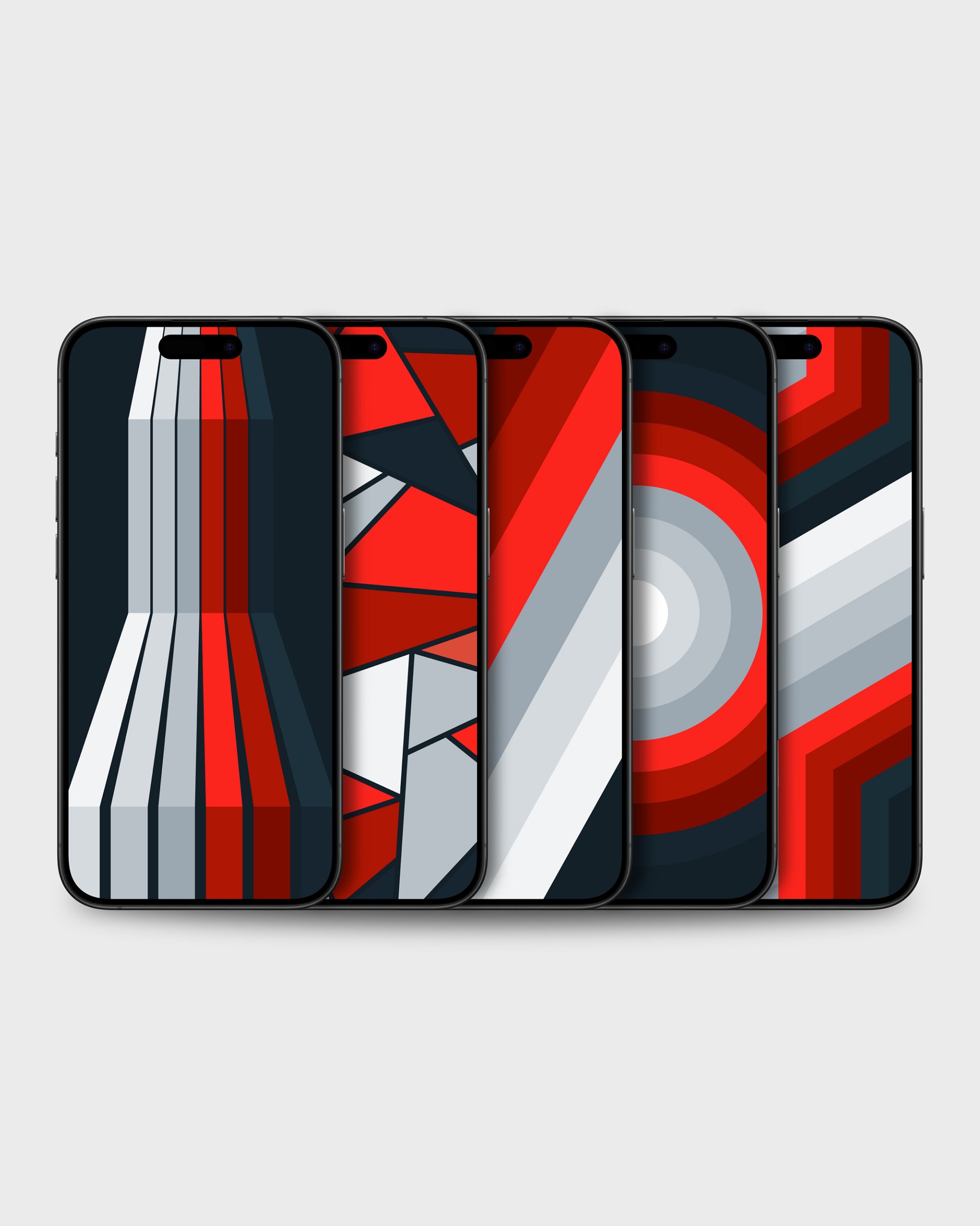 Crimson Symmetry 8K Wallpaper Pack product image (3)