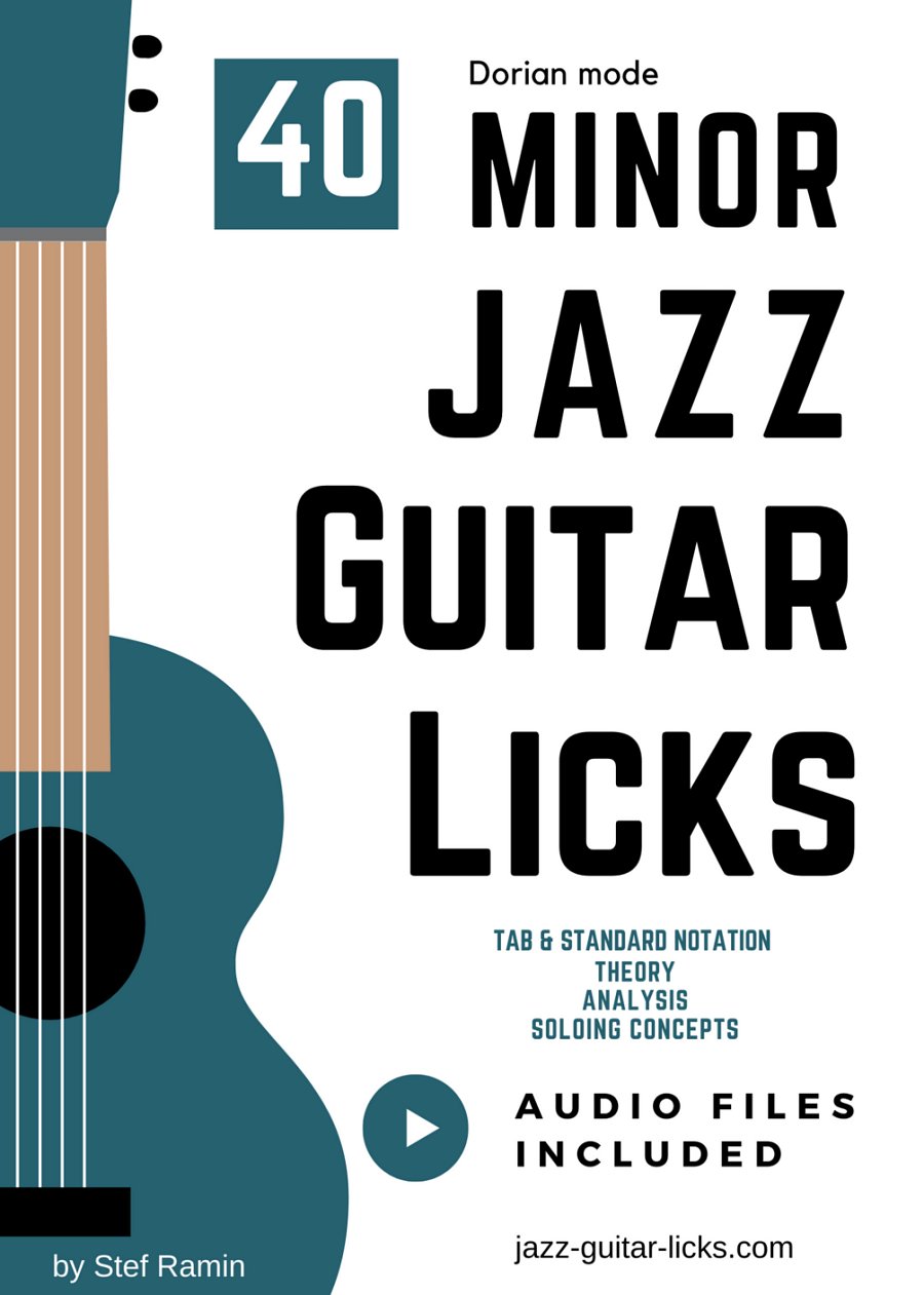 40 Minor (Dorian) Jazz Guitar Patterns - PDF With Audio Files product image (1)
