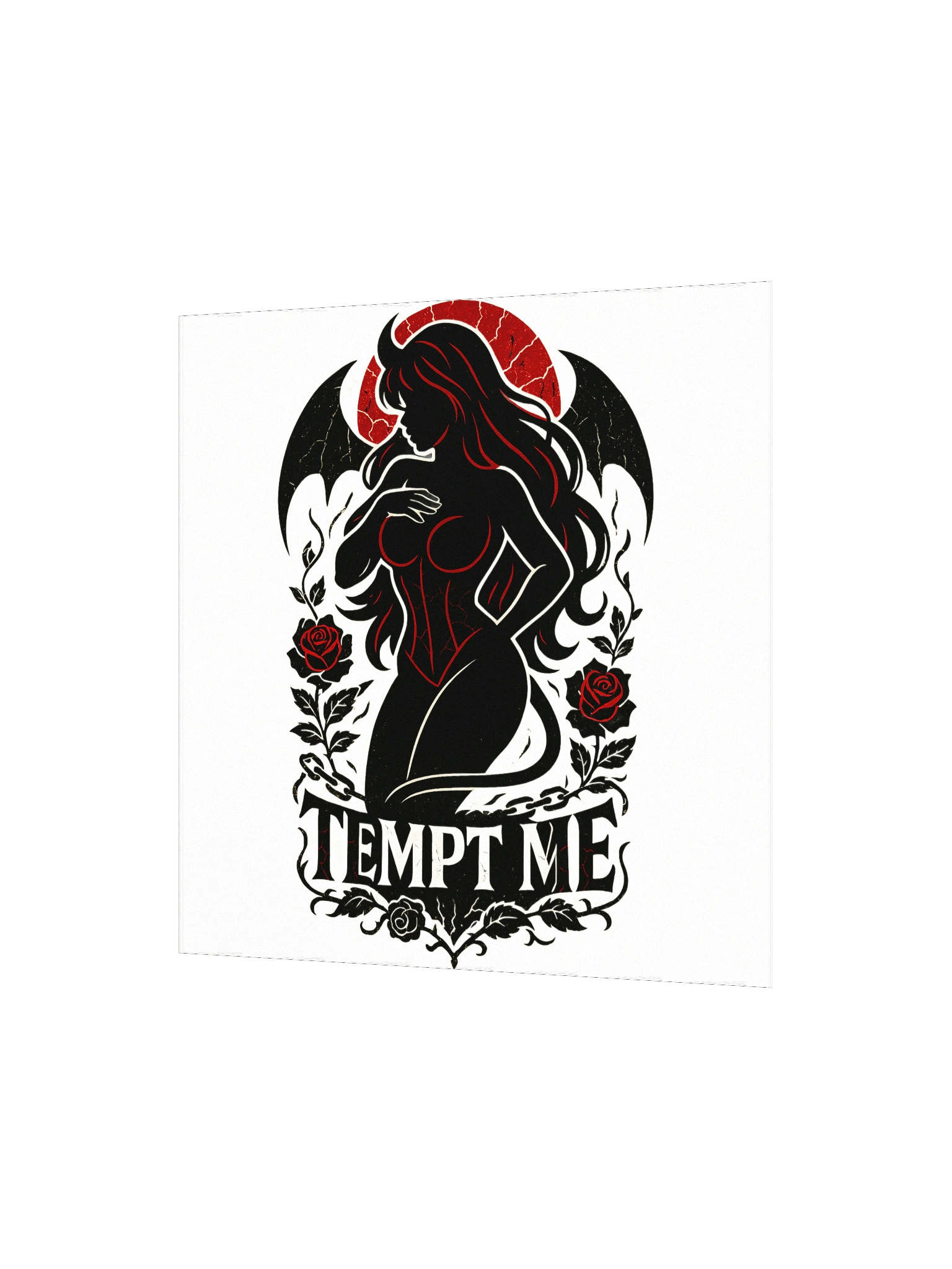 Tempt Me Devilish Silhouette Poster product image (10)