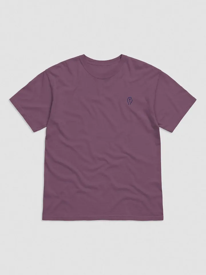 EXCLAIMING MENTALLY (L.C., navy) embroidered garment dyed tee product image (5)