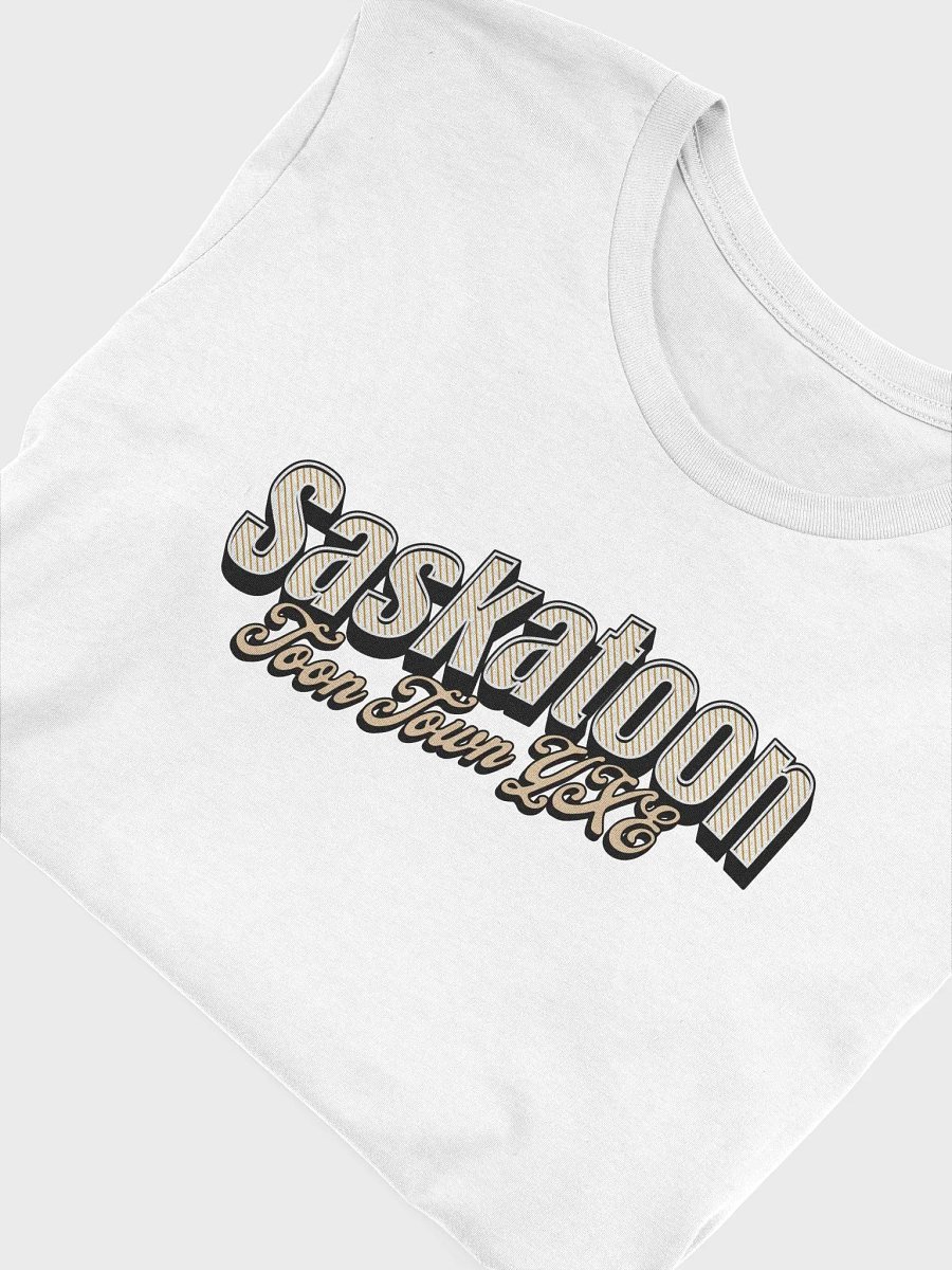 Saskatoon Toon Town YXE Stylized Graphic Tee product image (62)