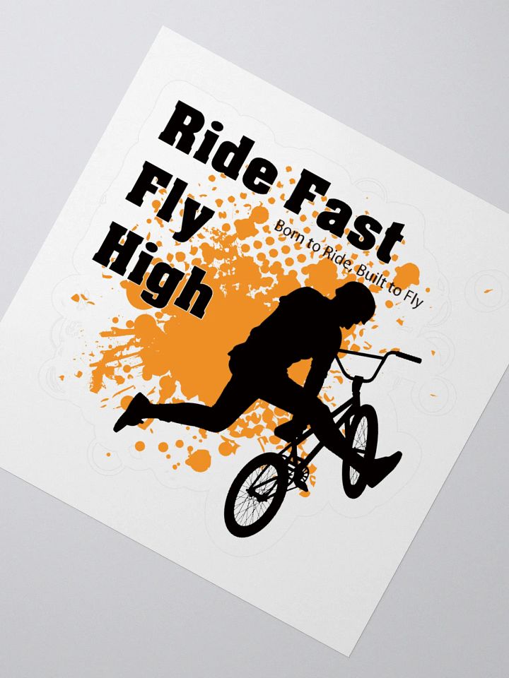 Ride Fast Fly High Kiss Cut Stickers product image (4)