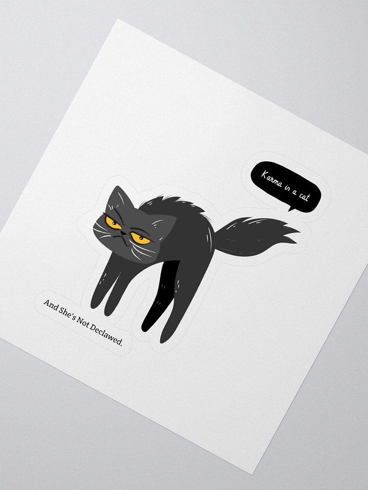 Karma Cat Kiss Cut Stickers product image (2)
