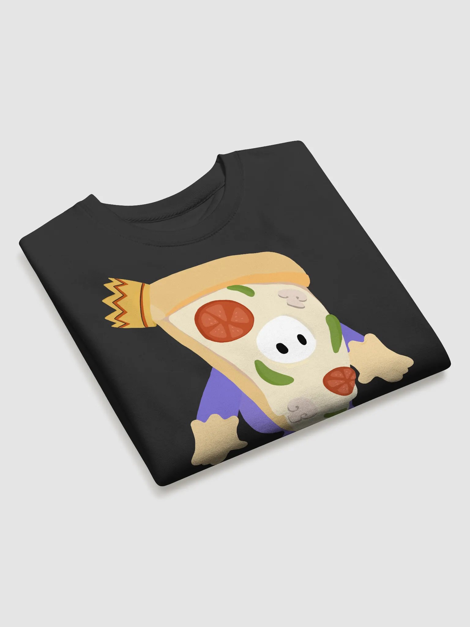 Pizza Slice Character Premium Sweatshirt product image (3)
