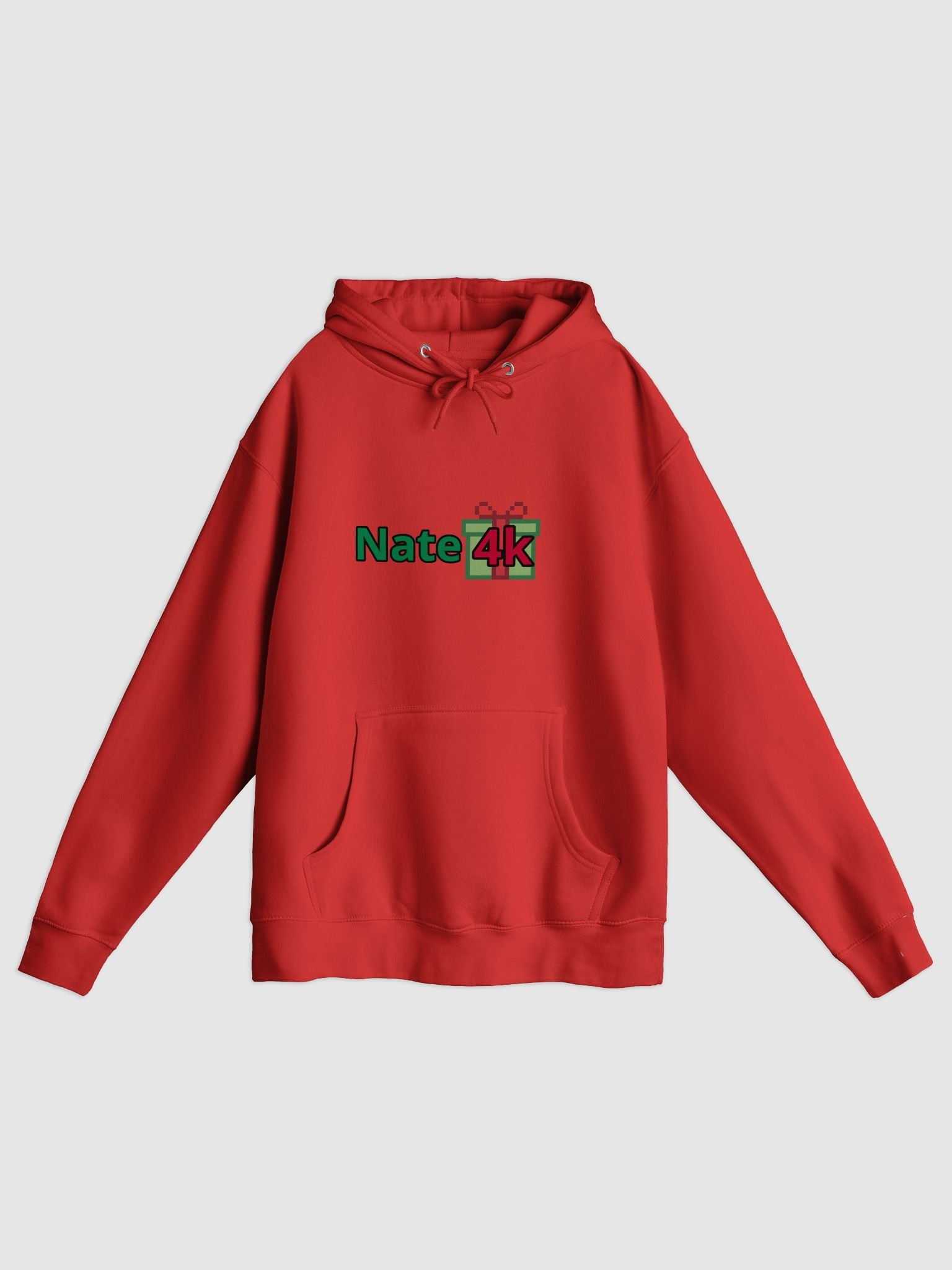 Nate4k Red Christmas Hoodie product image (1)