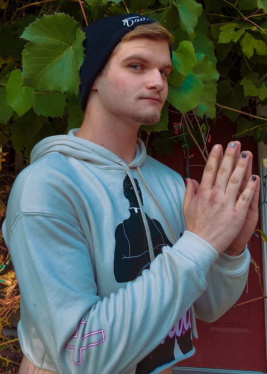 Religious Trauma Daddy | Crop Hoodie product image (22)