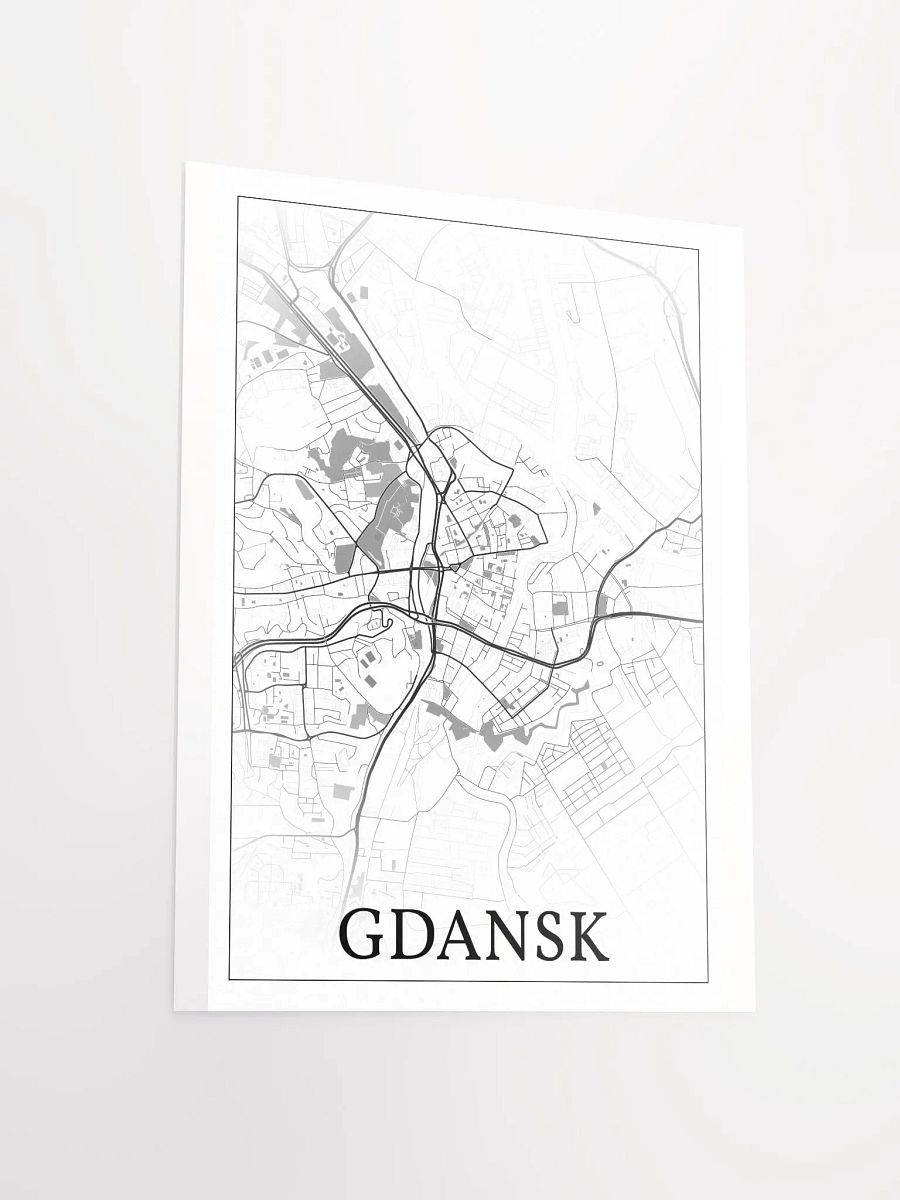 Gdańsk, Poland, city map print product image (15)