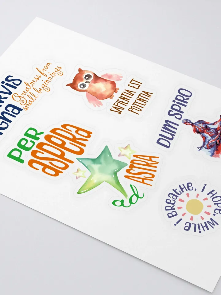 Motivational Latin Quotes Sticker product image (2)