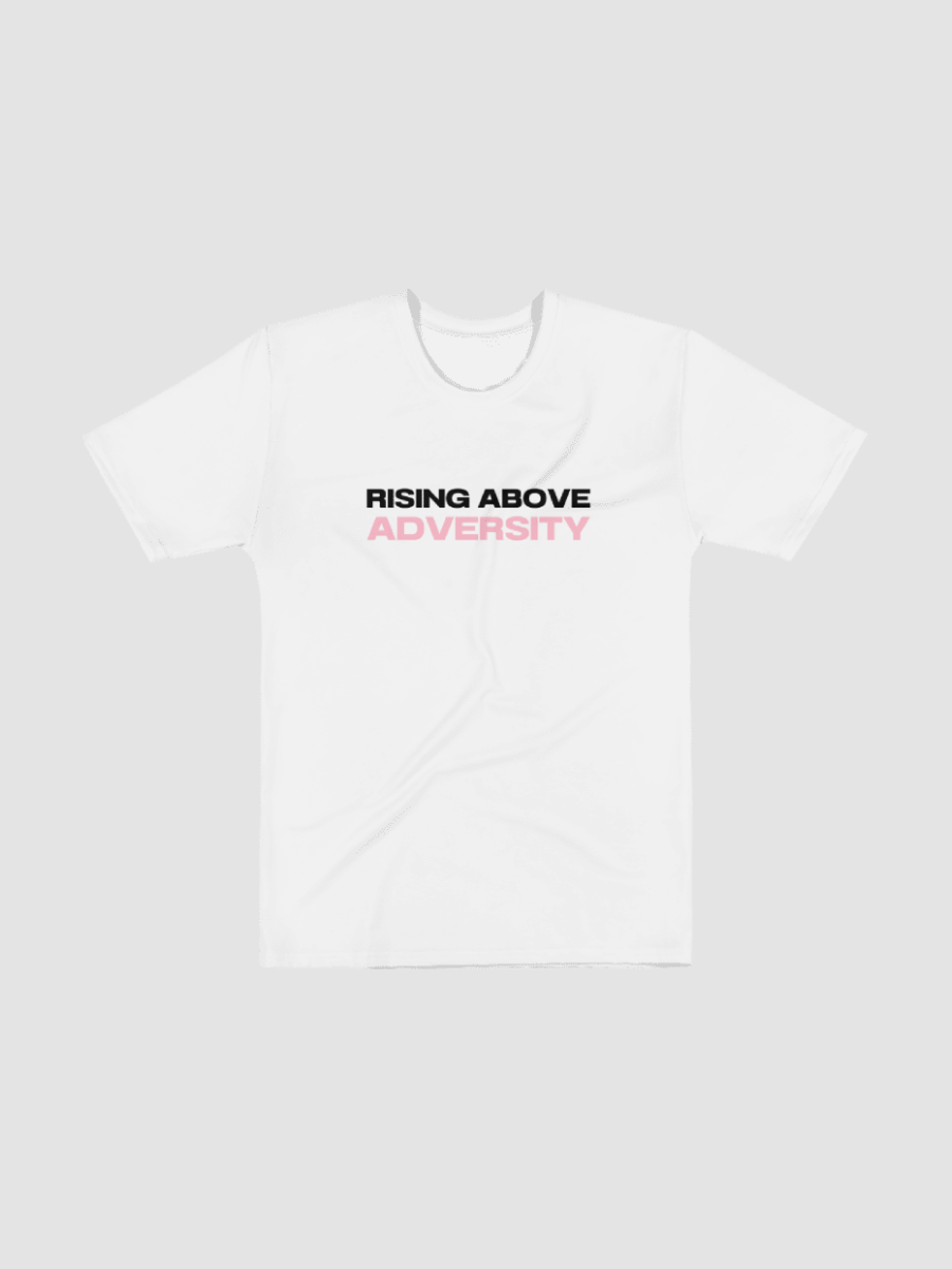 Breast Cancer Awareness: Rising Above Adversity T-Shirt - White product image (6)