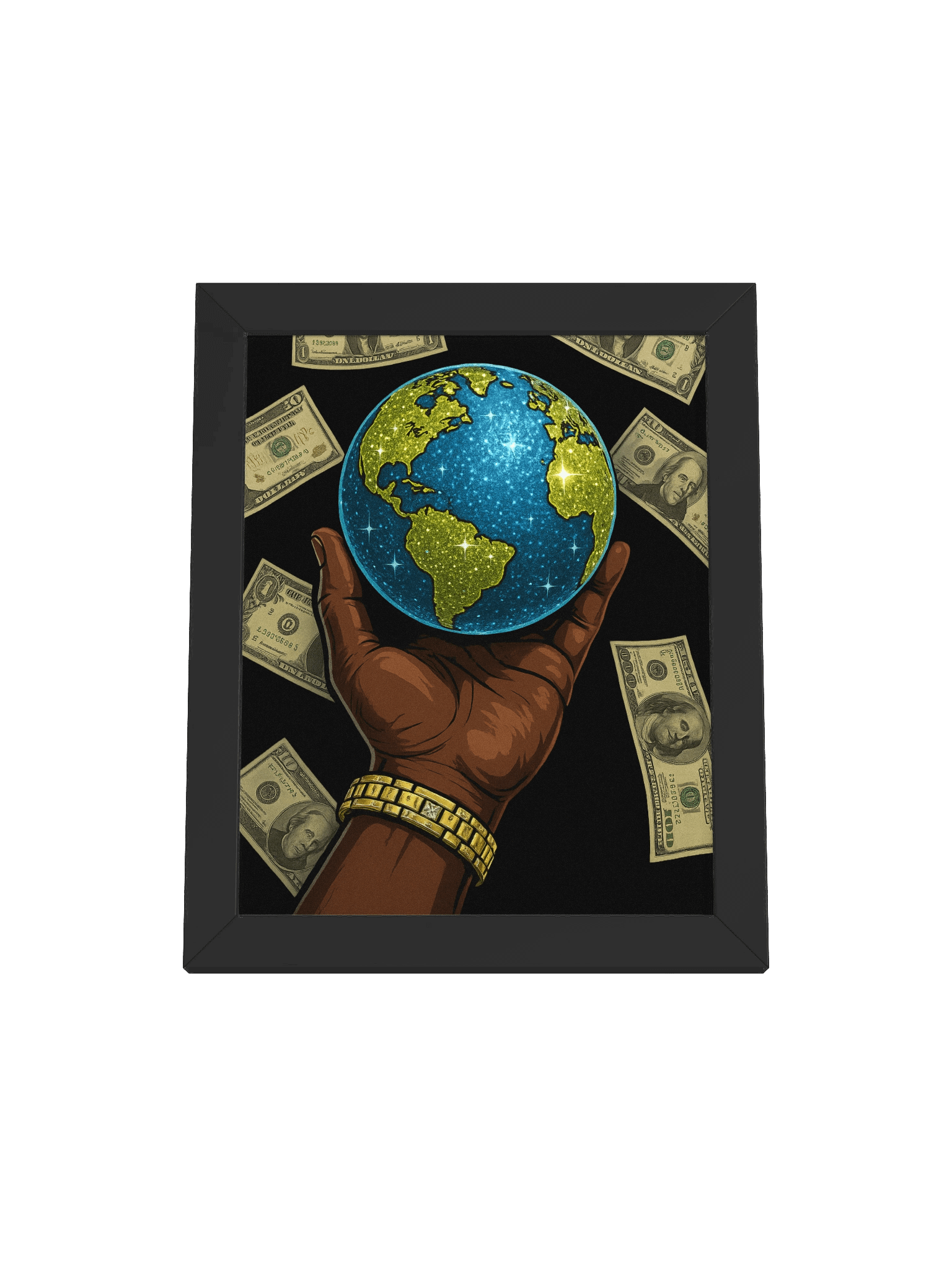 Who's World Is This Black Canvas Print product image (1)