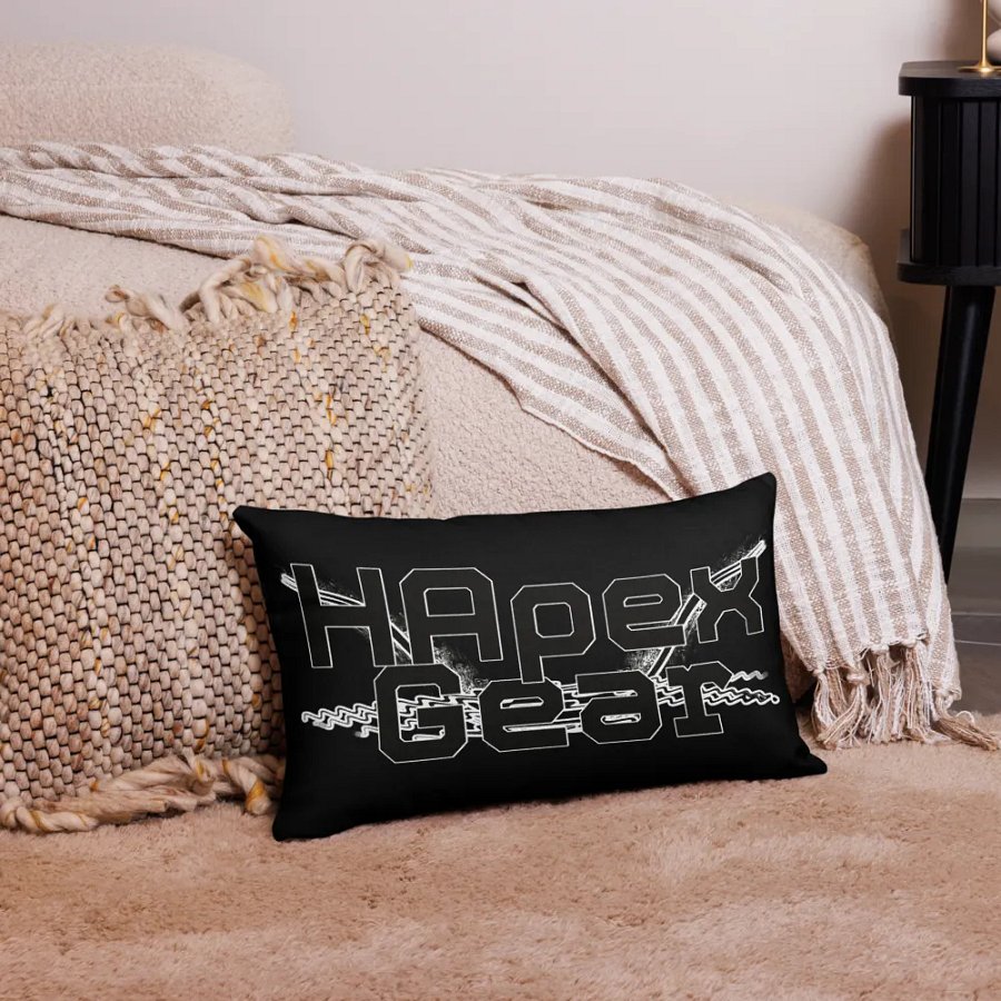 Pillow Case - Black - Black HApex Gear Black Logo product image (7)