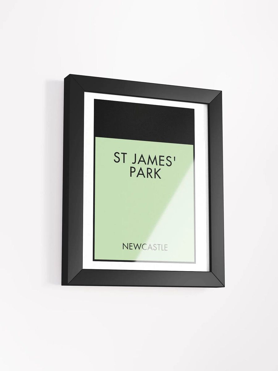 St James’ Park Newcastle Monopoly Title Art Framed Print product image (3)
