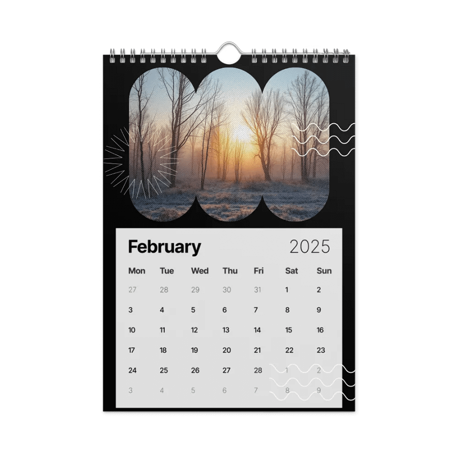 SEASONAL NATURE WALL CALENDAR 2025 product image (5)