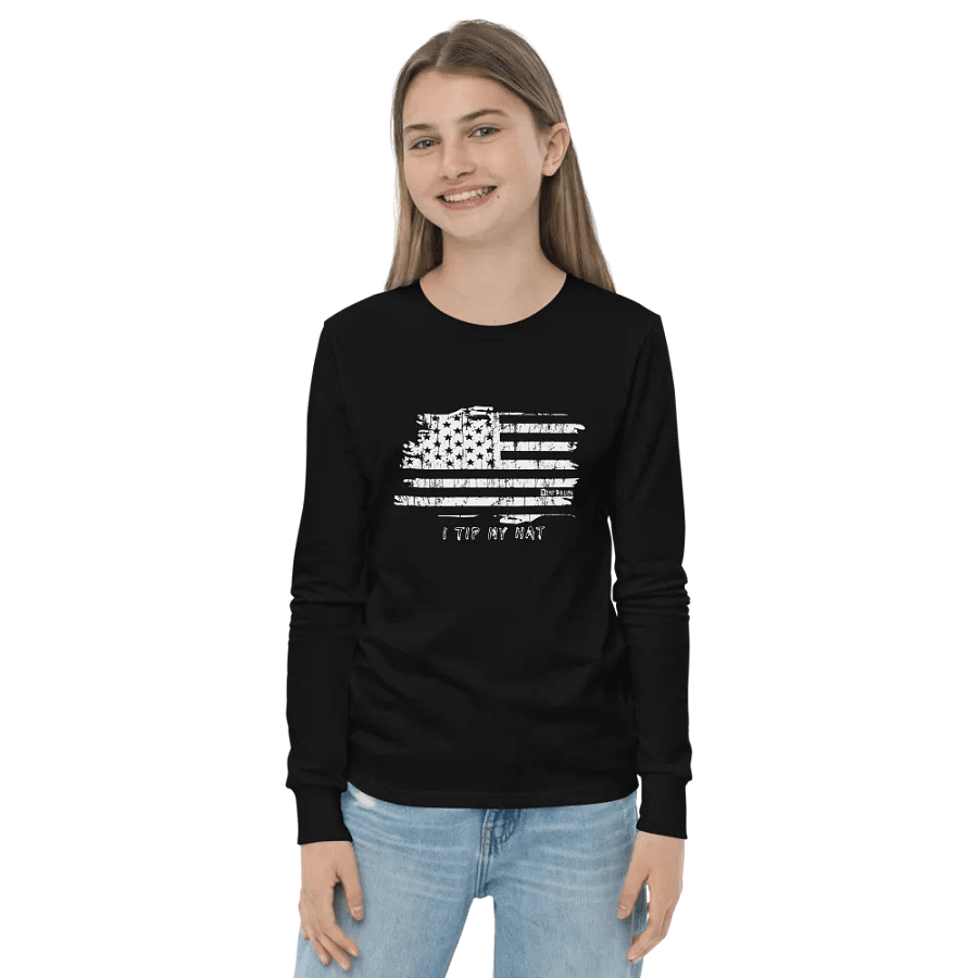 I Tip My Hat Long Sleeve Kids product image (4)