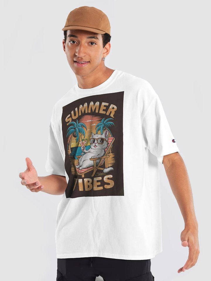 Chill Cat Summer Vibes T-Shirt product image (1)