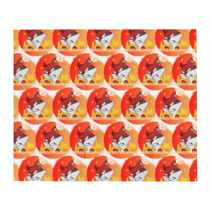Red Trash Panda Rage Emote Blanket product image (2)