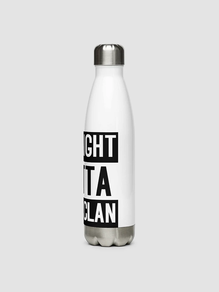 STRAIGHT OUTTA TUGA CLAN STAINLESS STEEL WATER BOTTLE product image (2)