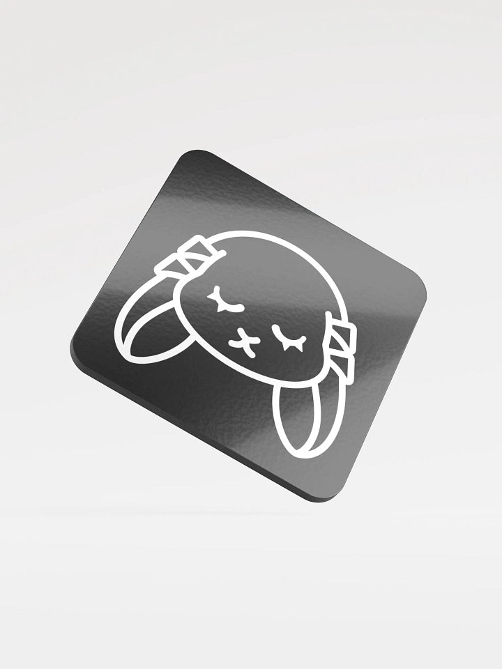 Dark Lop Bunny Cork Coaster product image (1)