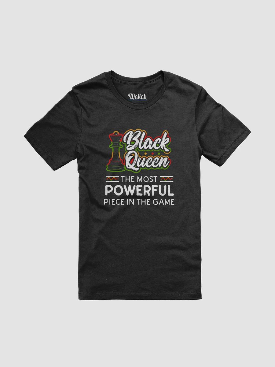 Black Queen T-Shirt – Black pride Juneteenth Meets Chess Strategy product image (1)