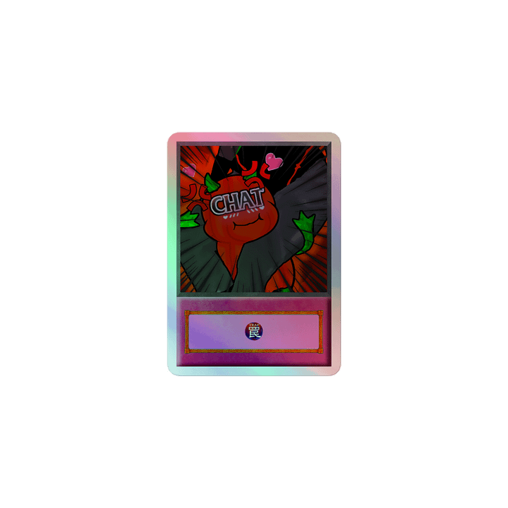 THIGH TRAP CARD! Holographic Sticker! product image (1)