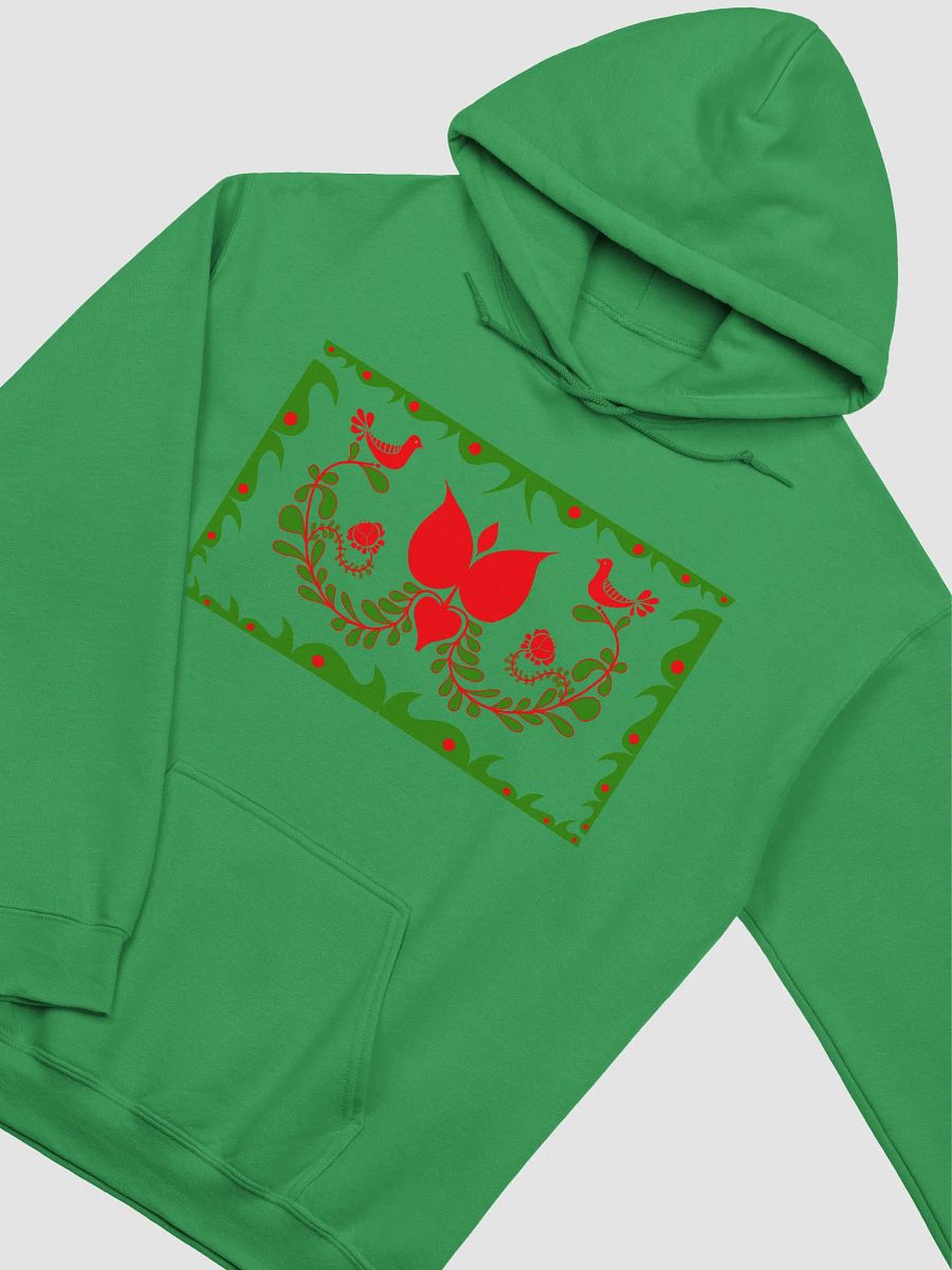 Hungarian Folk Art Green Harmony Hoodie product image (3)