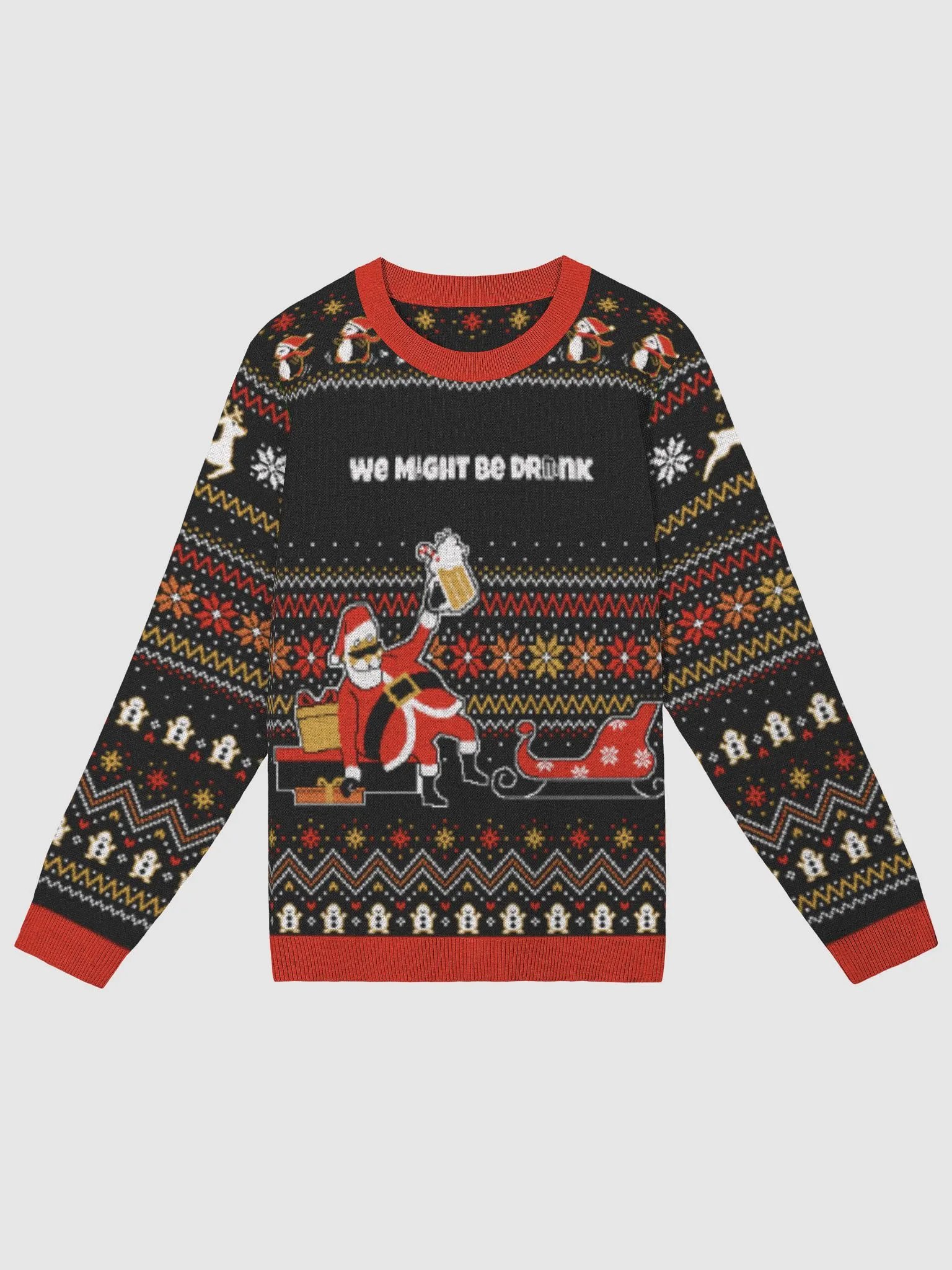 Drunk Santa - Black product image (1)