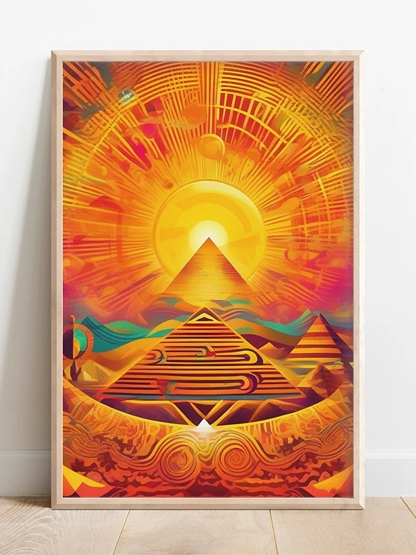 Pyramid Sun Poster product image (1)
