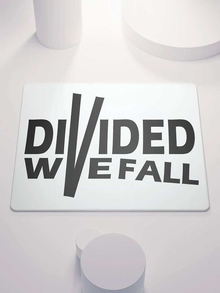 Divided We Fall - Black - Gaming Mouse Pad product image (2)