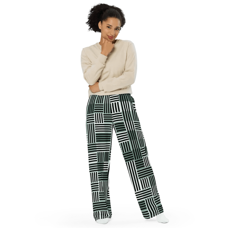 BUIII Minimalism: Mint Oasis Wide-Leg Pants product image (9)