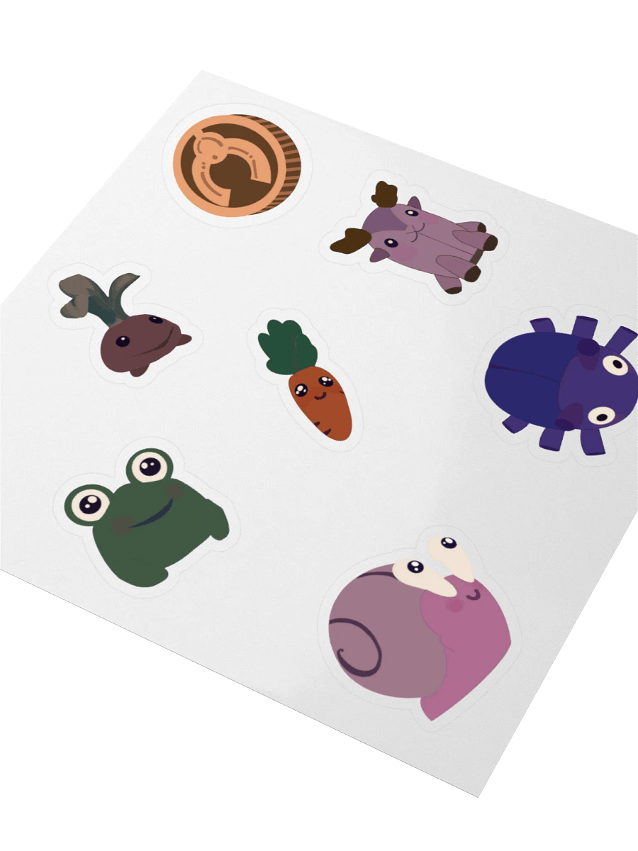 Claw Machine Friends Sticky Sheet product image (3)