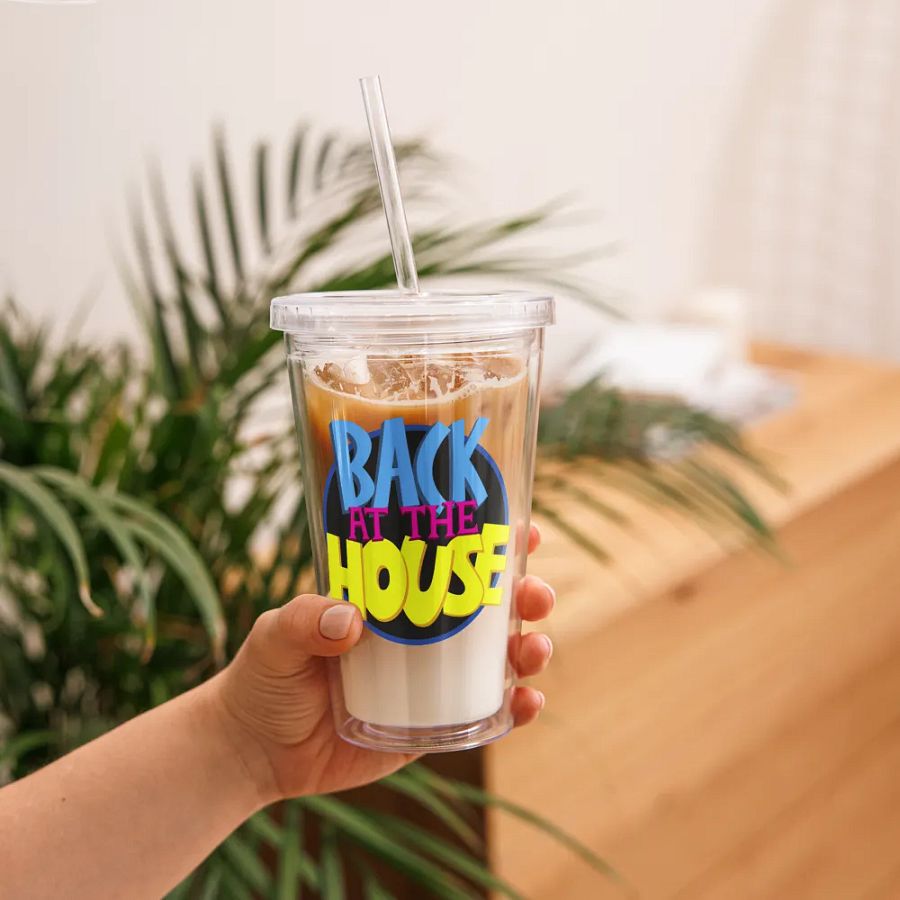 Back at the House Plastic Tumbler (Doubled-Walled) product image (7)