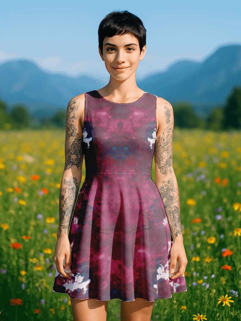 Imperial Red | Skater Dress product image (1)