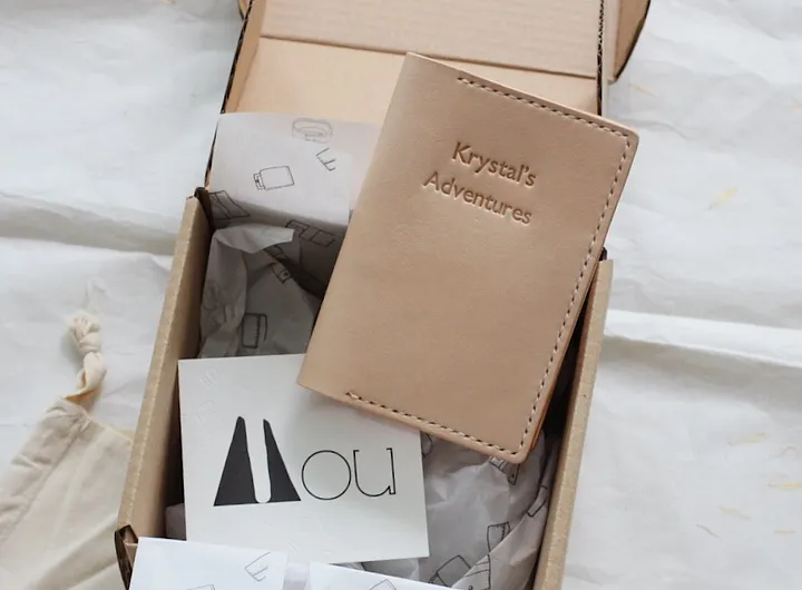 Leather Passport Holder product image (2)