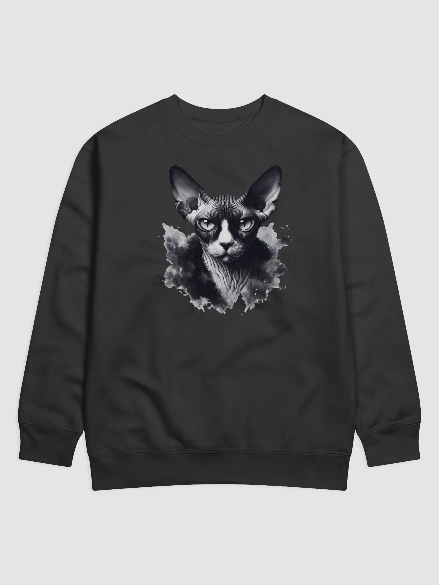 Sphynx Cat long sleeve T- shir, Floral Sphynx Cat long sleeve T- shir, Sphynx Cat Gift For Mom, Sphynx Cat Lover long sleeve T- shir, Cute Cat Lover long sleeve T- shir, Cottage Core Cat long sleeve T product image (1)