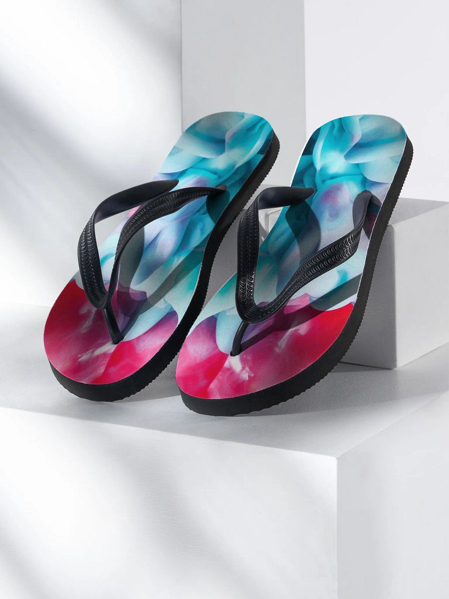 Cloudy Colors Flip Flops product image (2)