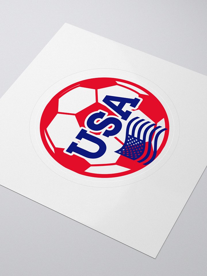USA Soccer Flag Sticker product image (1)