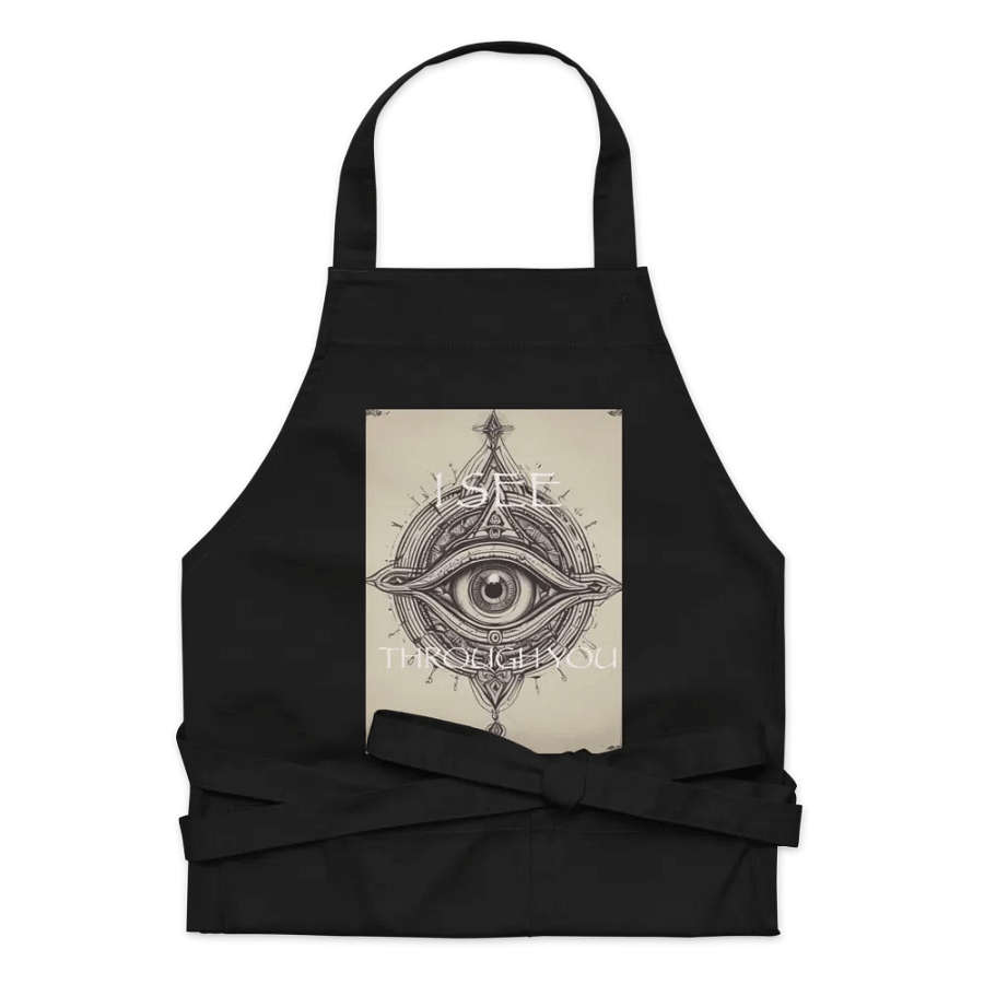 I See Through You Organic apron product image (6)