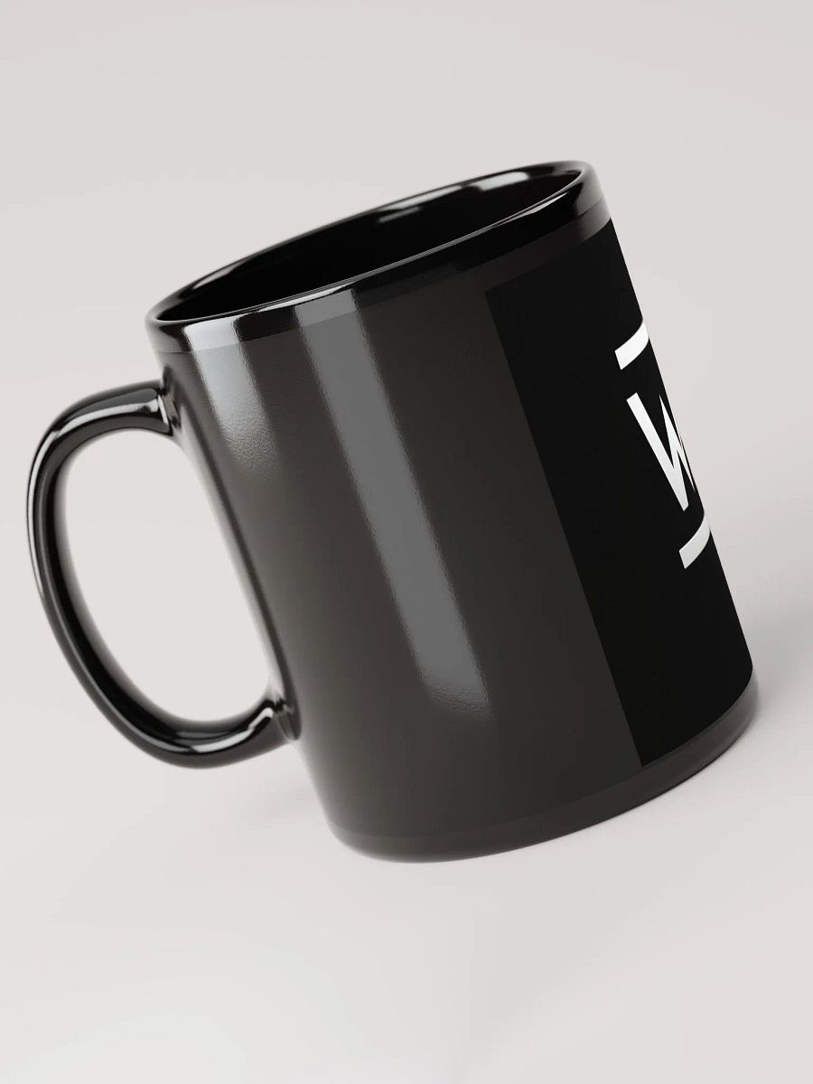 Stylish W&R Logo Black Glossy Mug product image (4)