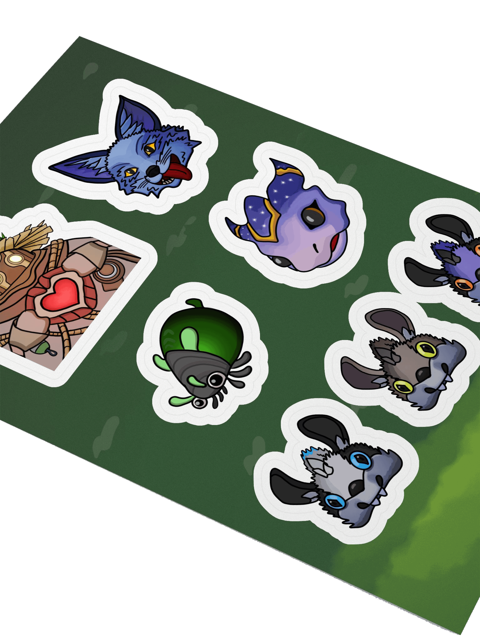 Palia Emotes Set - Kiss Cut Sticker Sheet product image (3)