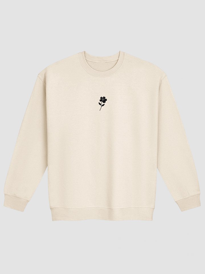 CHERRY BLOSSOM BLACK LOGO EMBROIDERED SWEATSHIRT product image (3)