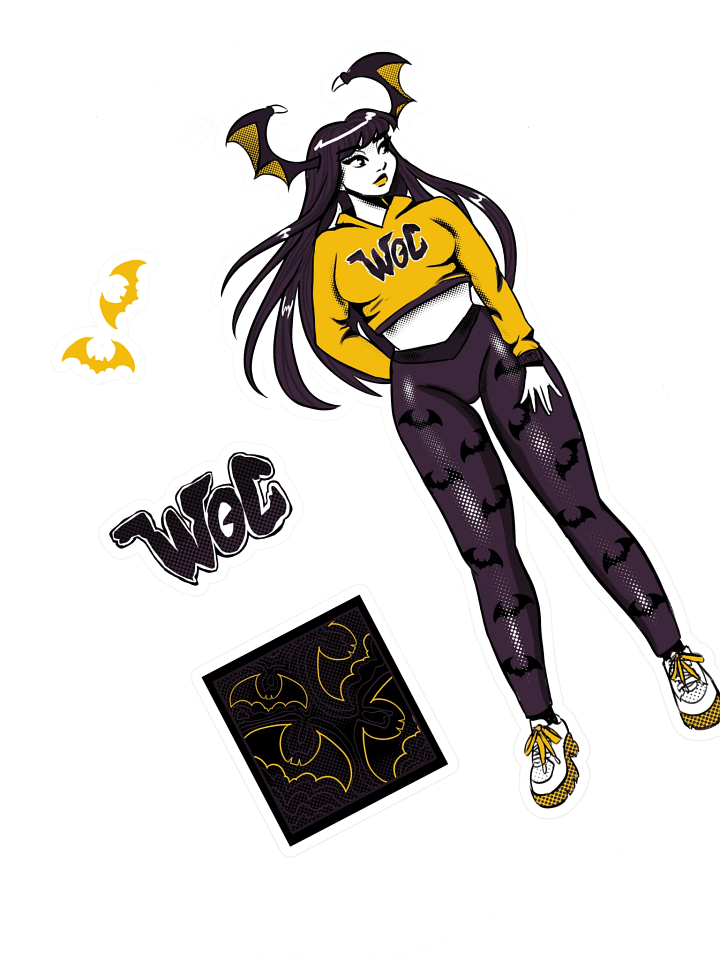 Casual Vampire Stickers product image (1)