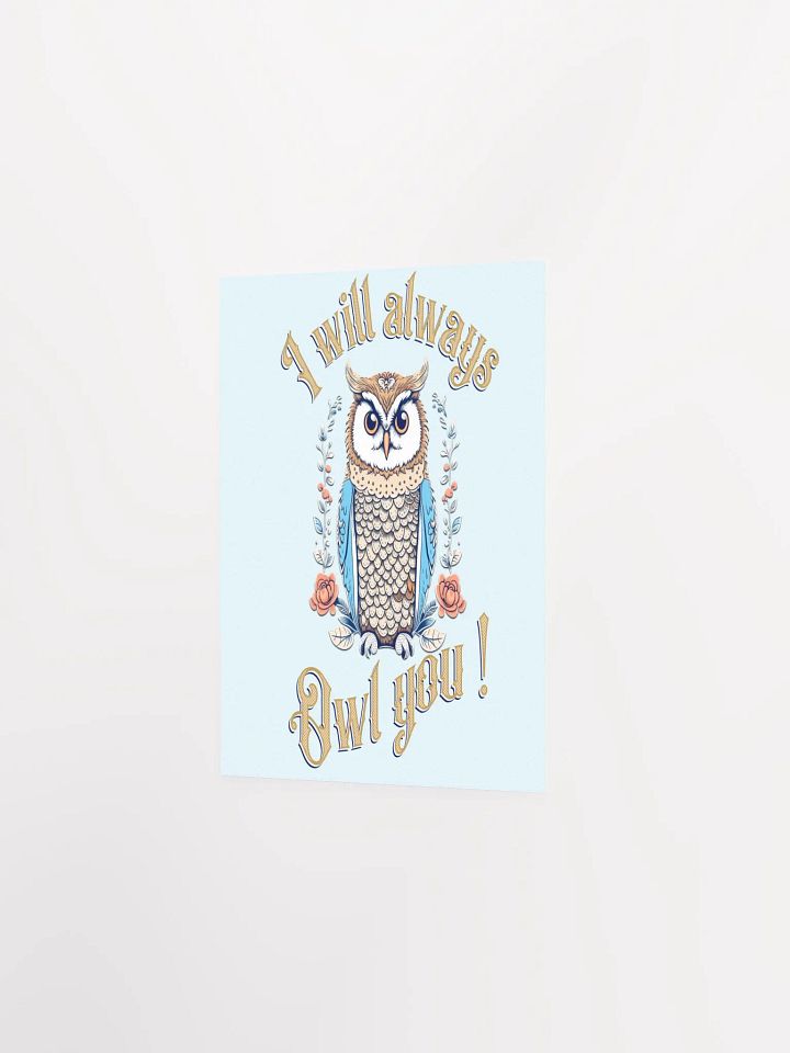 Whimsical Owl Love Poster product image (2)