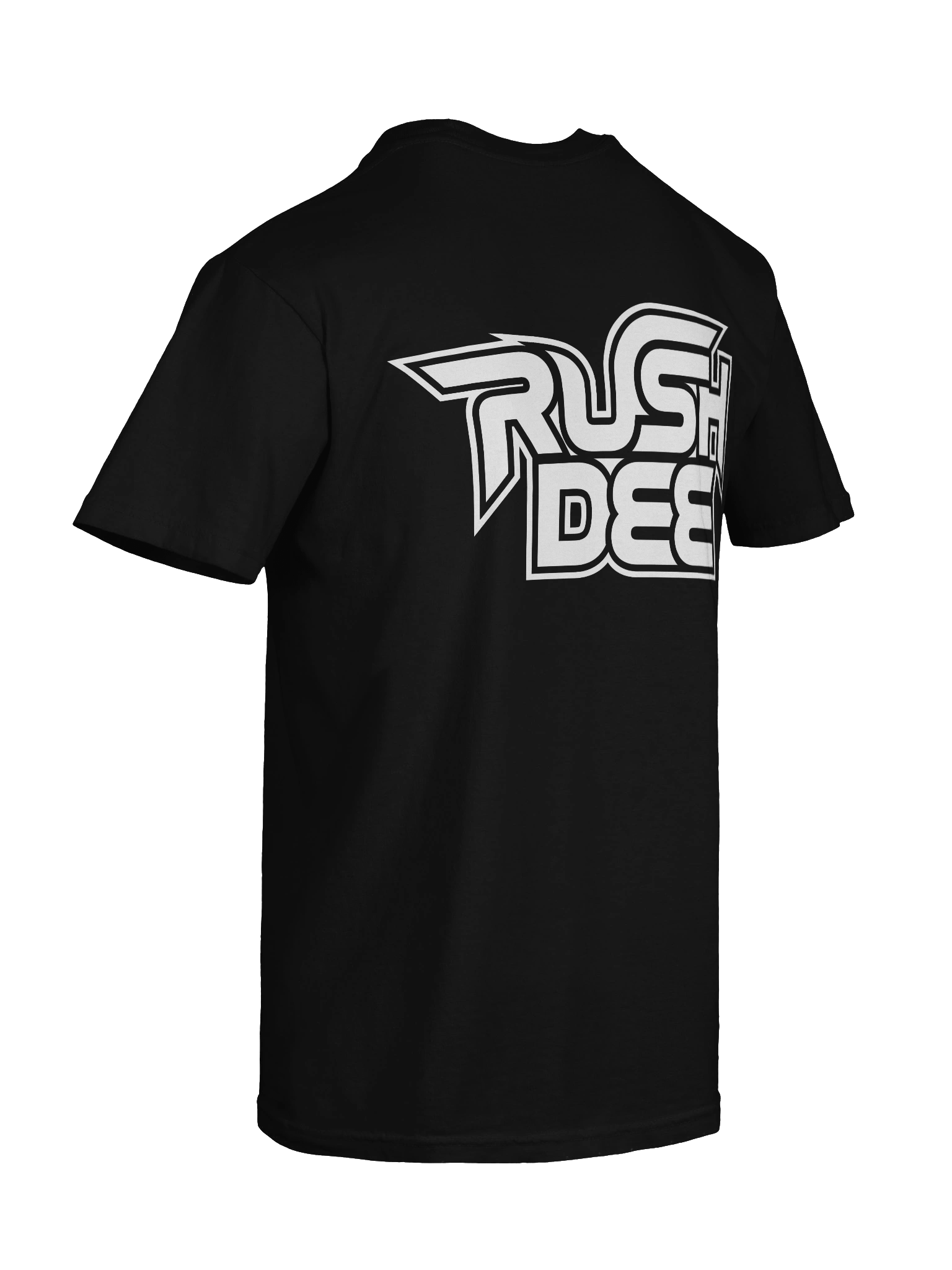 Rush Dee Logo Shirt Front & Back Black product image (10)