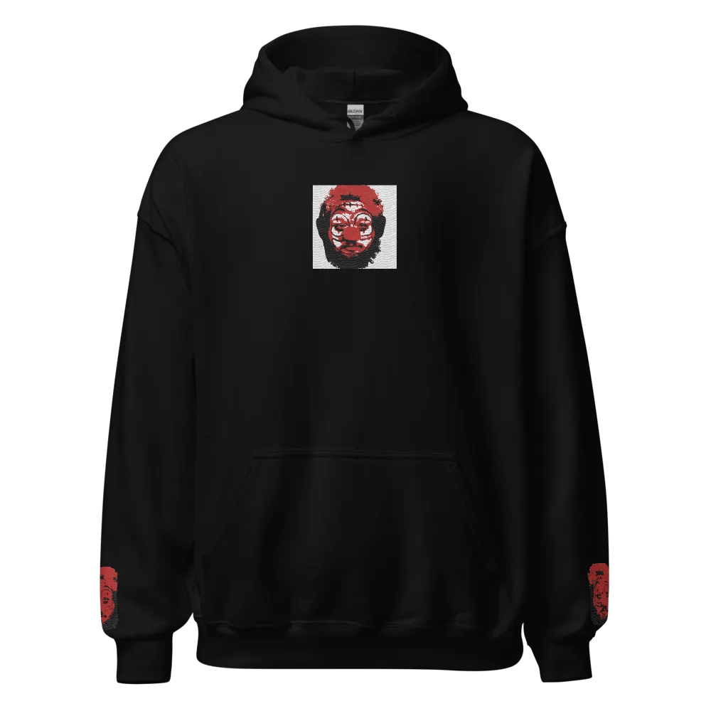 Cheebo the Clown Minimalist Hoodie (Embroidered) product image (1)