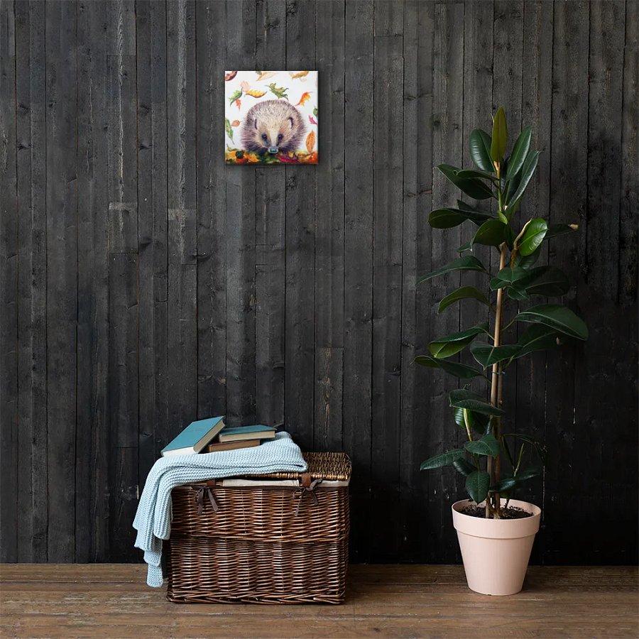 Cute Autumn Hedgehog Print product image (7)