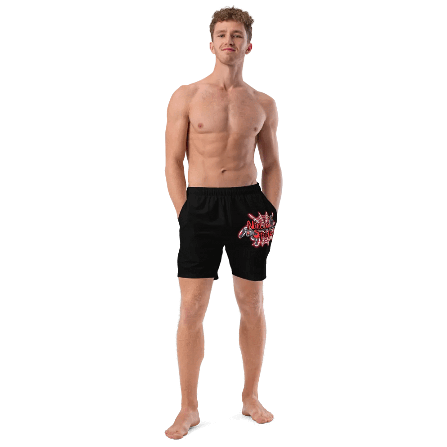 NinjaSpidey Black Swim Trunks product image (10)