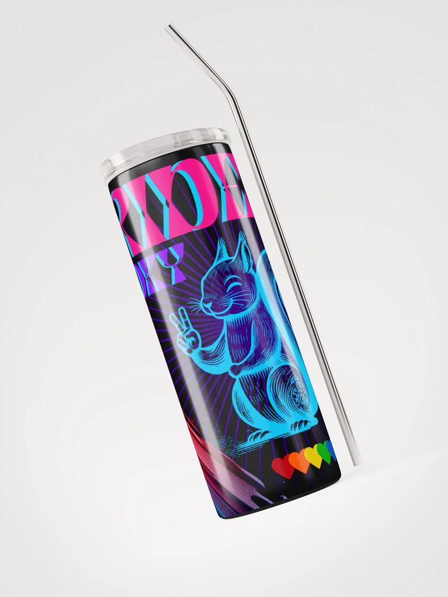Neon Pride Squirrel Stainless Steel Tumbler product image (3)