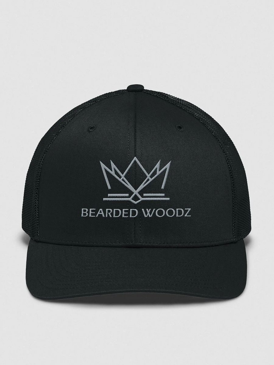 Bearded Woodz Trucker Cap (Grey Embroidery) product image (1)