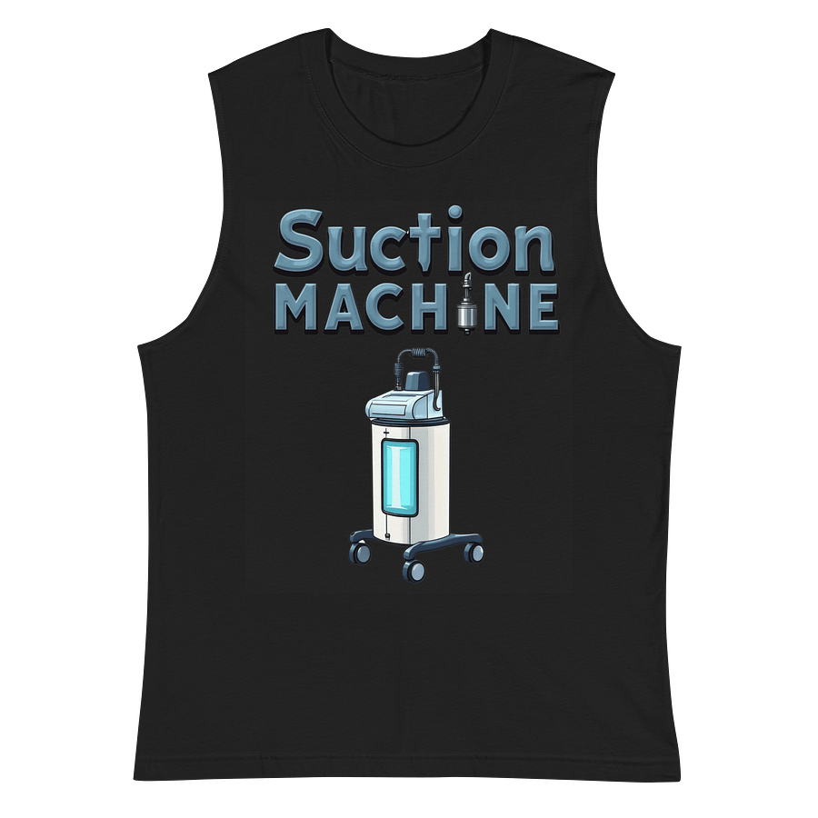 Medical Suction Machine Cartoon Illustration Muscle Tank product image (3)