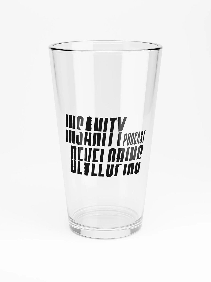 Shaker Pint Glass — Black Logo product image (4)